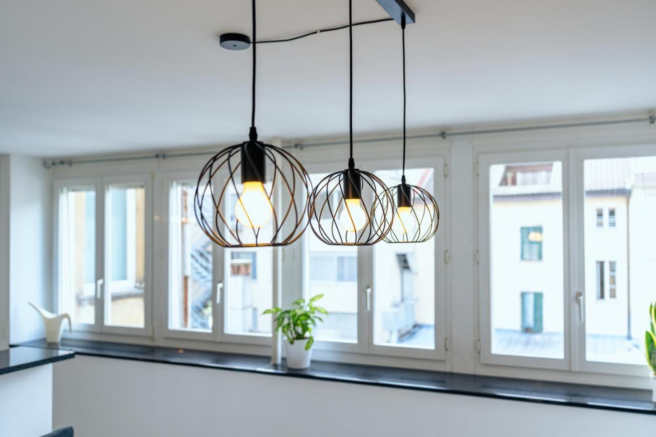 Apartment In The City Center With Free Parking Biel Eksteriør bilde