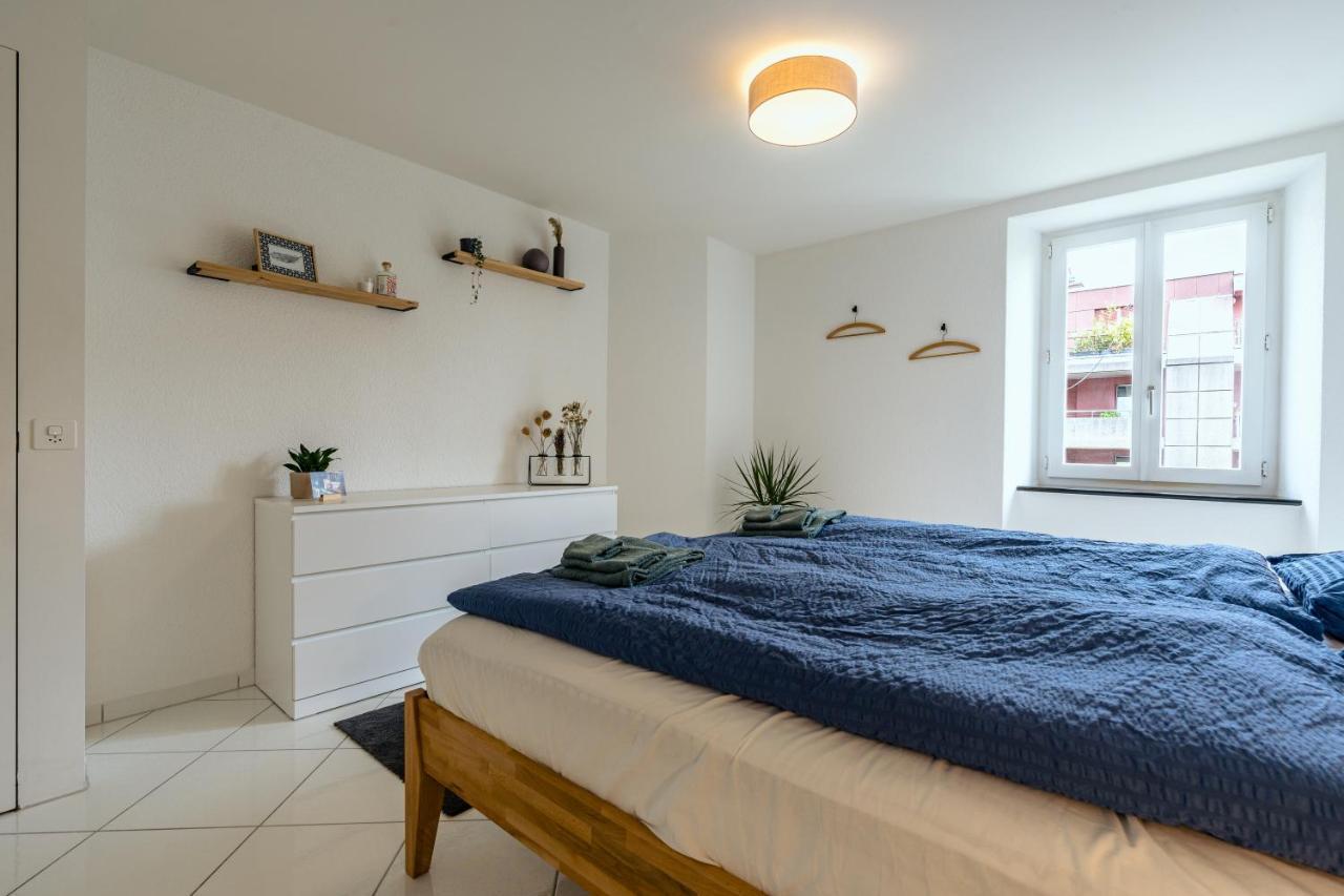 Apartment In The City Center With Free Parking Biel Eksteriør bilde