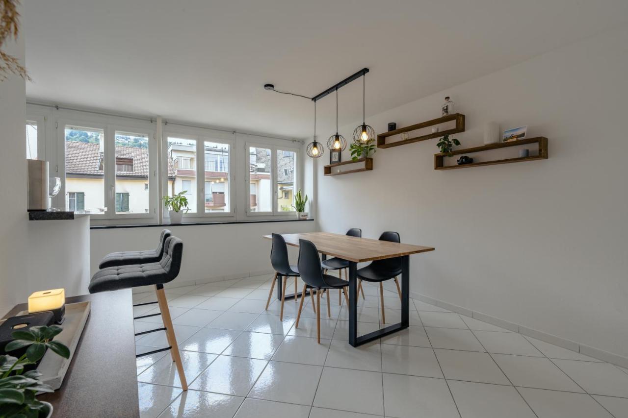 Apartment In The City Center With Free Parking Biel Eksteriør bilde